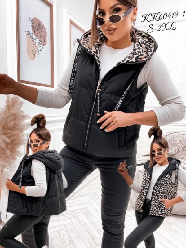 Kamizelka damkie Roz S-2XL, 1 Kolor Paczka 5 szt 1